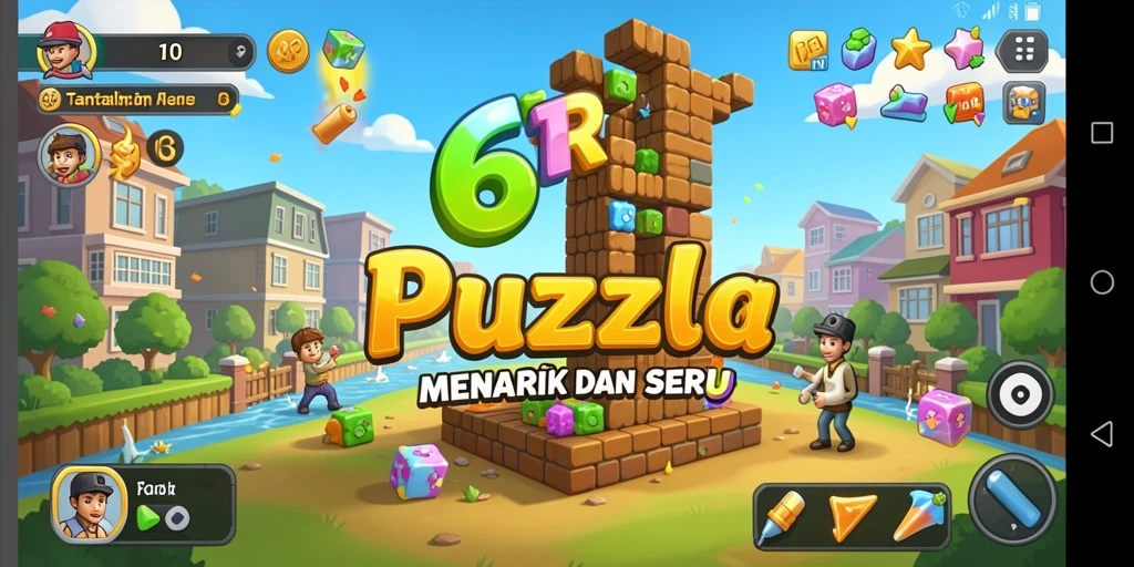 Tampilan gameplay 6RT yang menantang dan seru.
