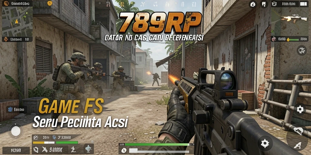 Tampilan gameplay intens dalam 789RP, menunjukkan aksi dan strategi pertempuran.