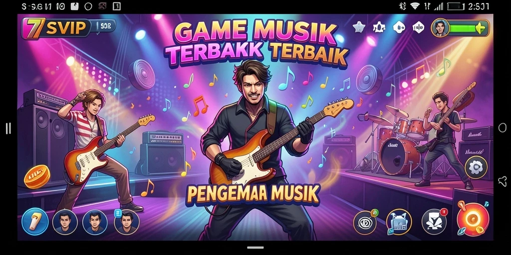 Screenshot gameplay 7SVIP yang menampilkan pengalaman interaktif music.