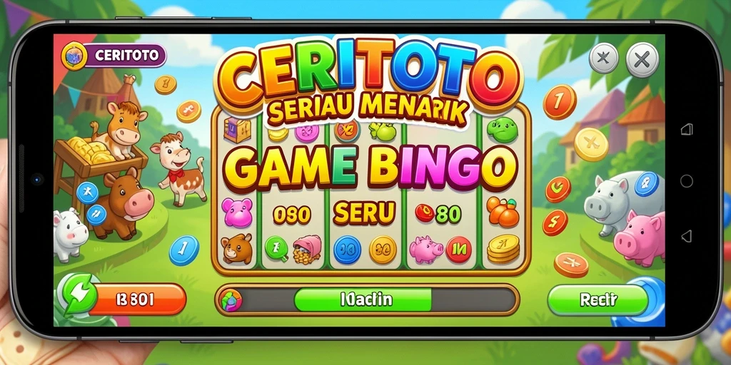 Screenshot gameplay <strong>CERITOTO</strong> menunjukkan keseruan bermain Bingo yang menarik.