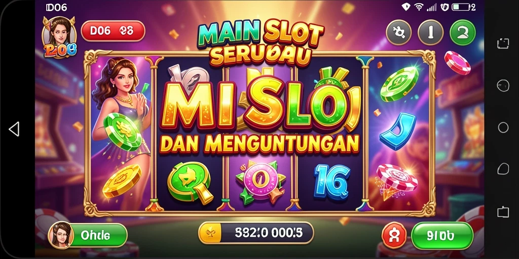 Tampilan gameplay D06 yang menarik dengan kombinasi simbol Slot.