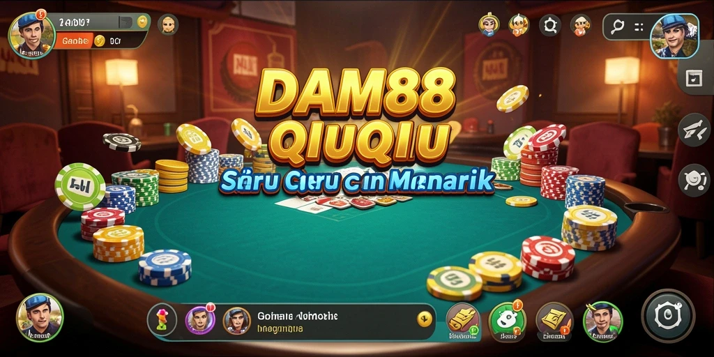 Tampilan gameplay QiuQiu yang seru dan interaktif.