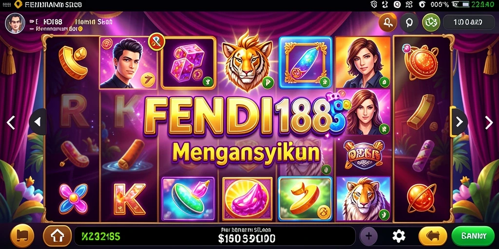 Screenshot FENDI188 menampilkan gameplay yang menarik dan menyerukan.