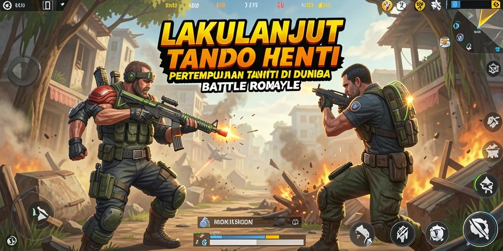 Tampilan gameplay seru di pertempuran LAKULANJUT