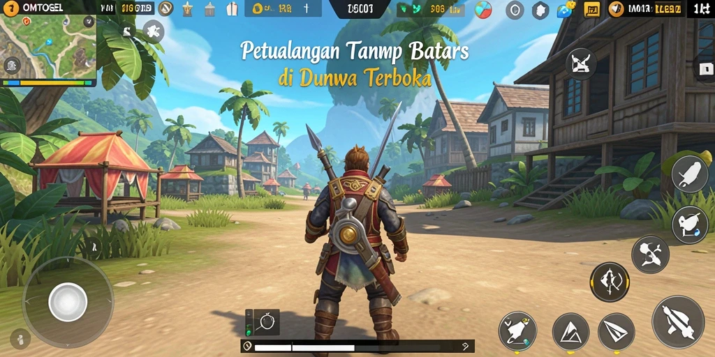 Tangkapan layar utama OMTOGEL menampilkan dunia terbuka yang menakjubkan.
