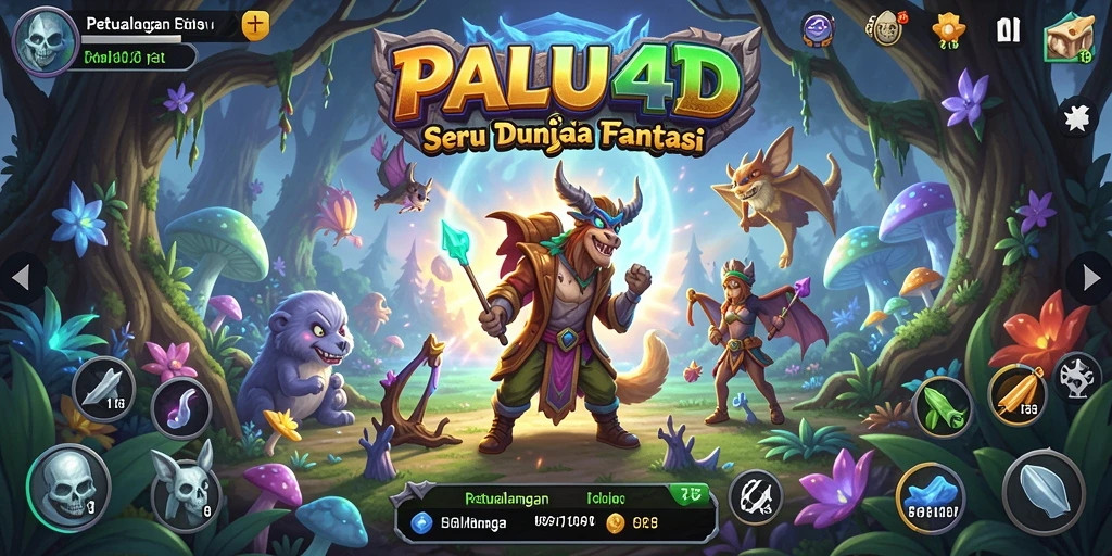 Tampilan gameplay PALU4D yang penuh aksi dan petualangan.